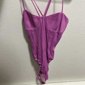 Beautiful satin bodysuit